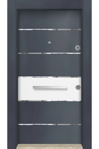 DORTURK ÇELİK KAPI SİSTEMLERİ Dış Iklim Kapısı, Yağmura Güneşe Dayanıklı Çelik Kapı Sol 4